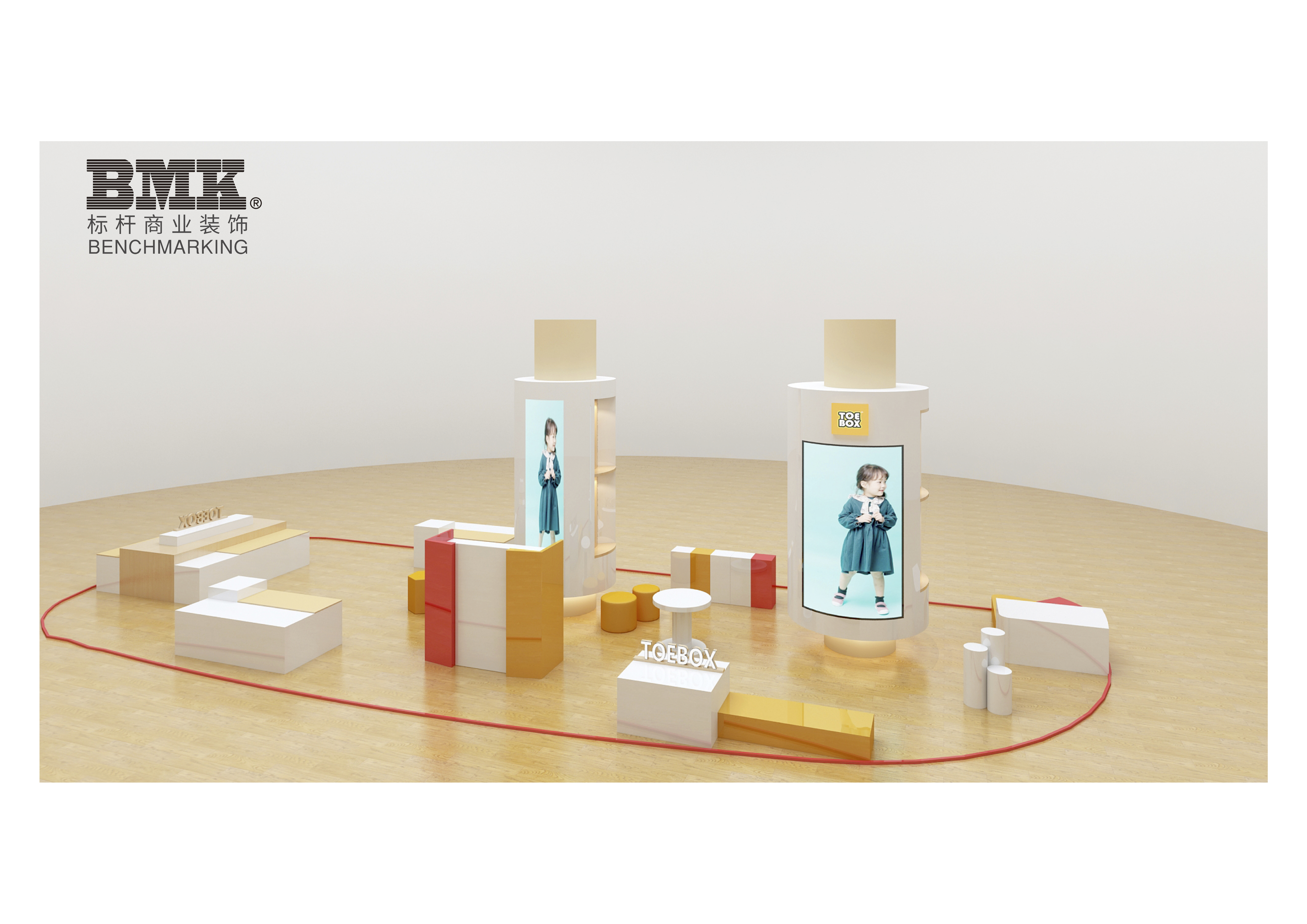 南京童装展柜定制|南京展柜厂家|南京标杆展柜厂