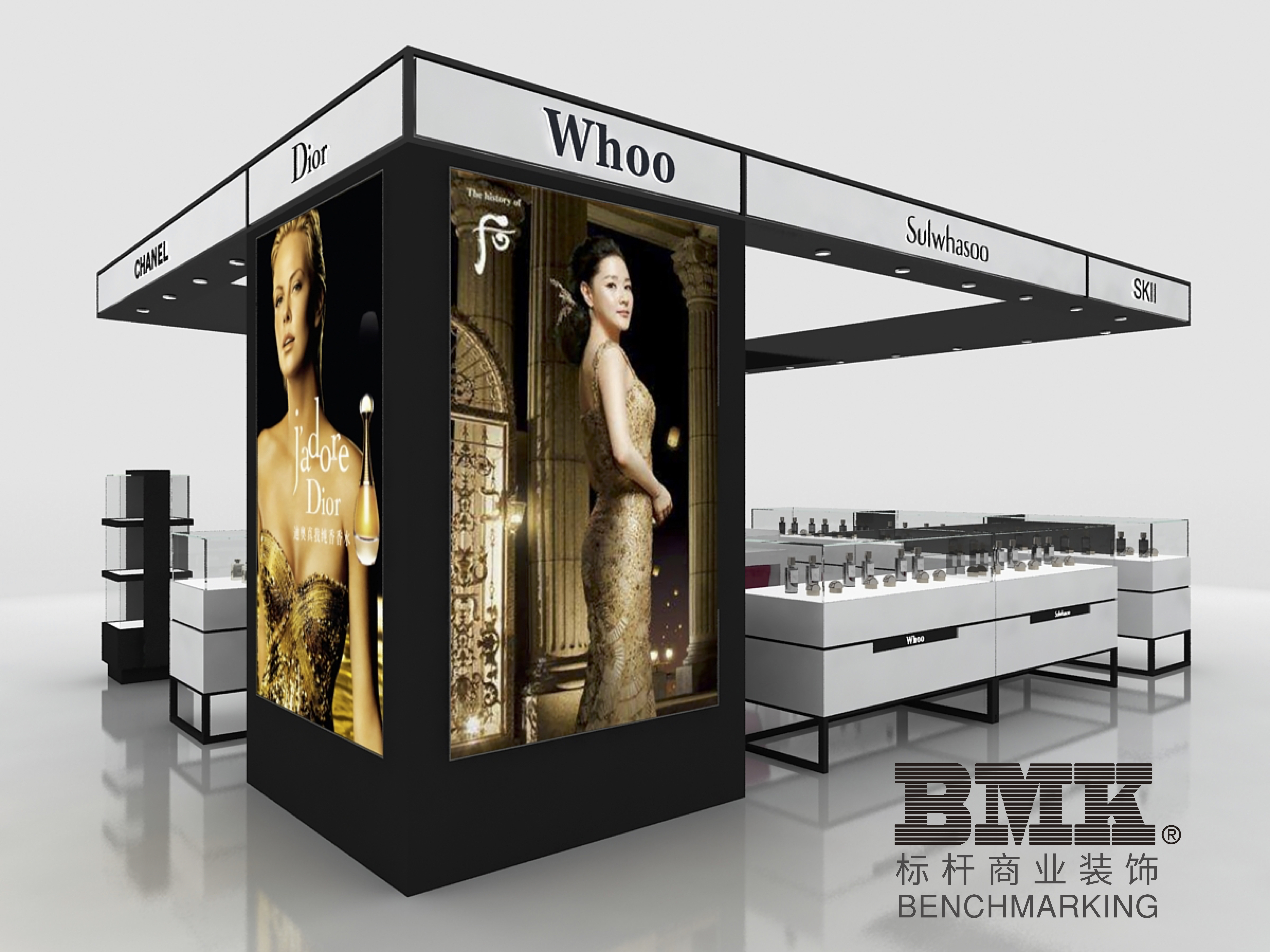 南京化妆品展柜|南京化妆品展柜定制|南京标杆