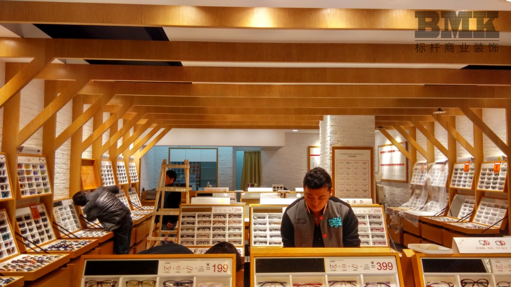 南京展柜设计|南京眼镜展柜厂|南京标杆展柜厂